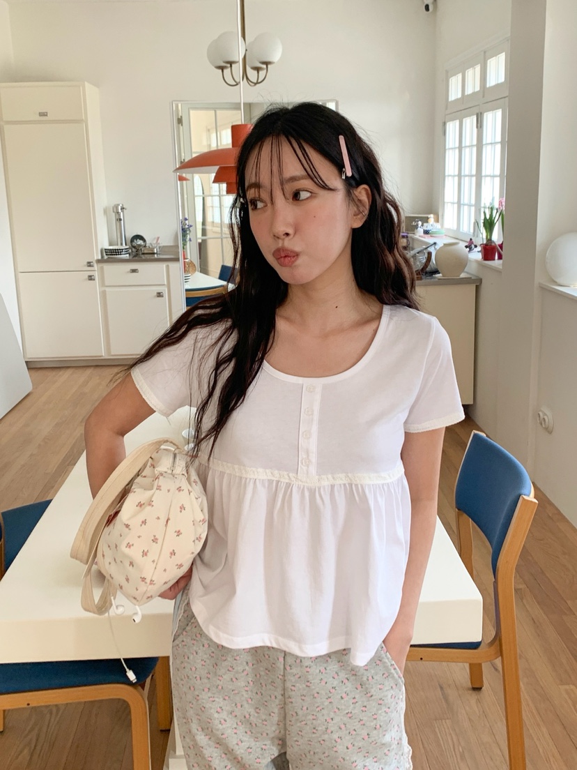 MORE THAN-P韓國代購女士新款推薦職業人氣26春夏休閑T恤MORE THANT恤