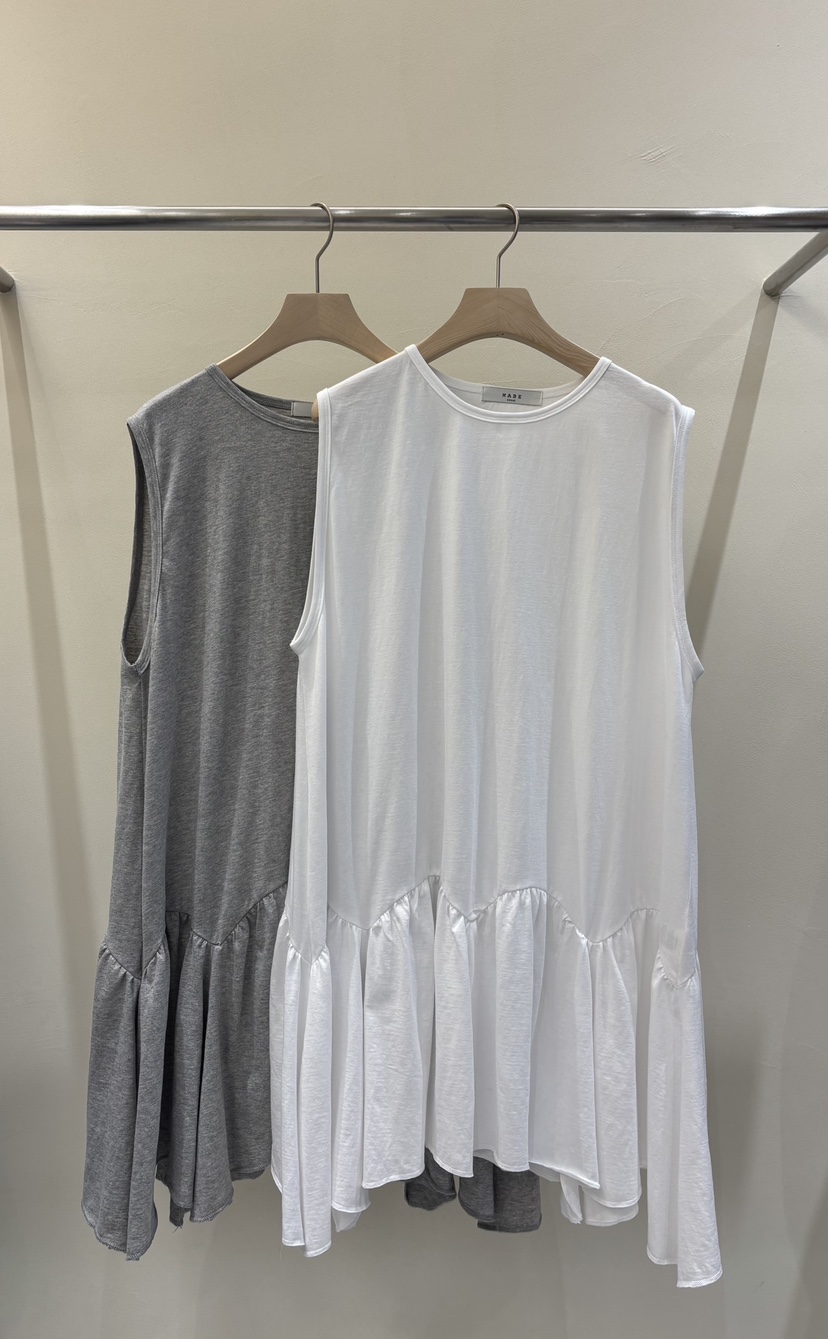 MABE韓國直郵實拍女士新款人氣26春夏職業熱賣連衣裙不對稱MABE連衣裙