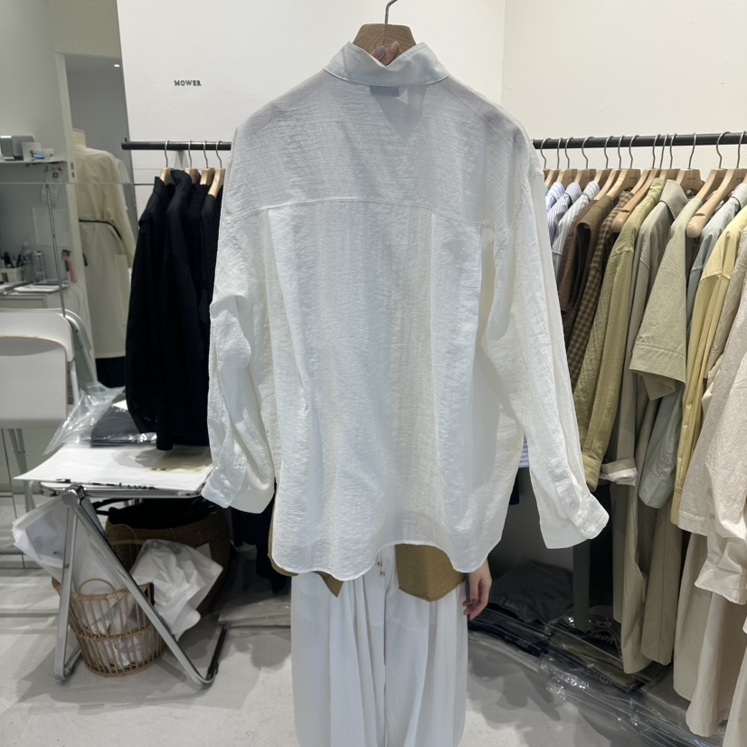 MOWER韓國東大門代購女裝新款時尚休閑職業人氣襯衫蕾絲衫MOWER襯衫/蕾絲衫