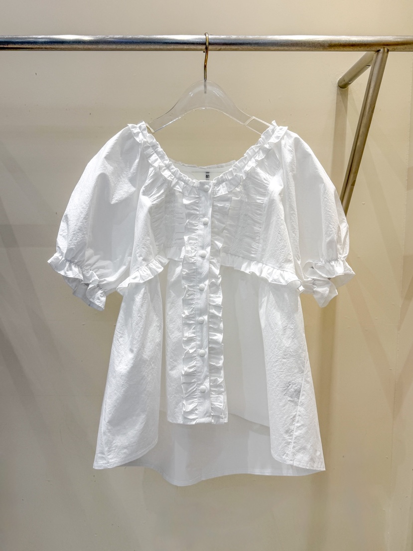 81 MARKET-L韓國直郵實拍女士新品休閑熱賣時尚襯衫蕾絲衫81 MARKET-L襯衫/蕾絲衫圖色1