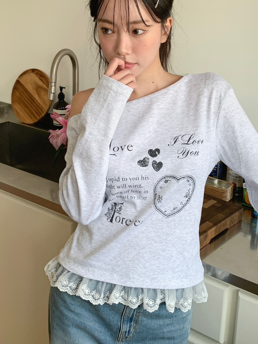 MORE THAN-P韓國直郵女裝新款推薦人氣休閑長袖T恤假兩件MORE THAN長袖T恤