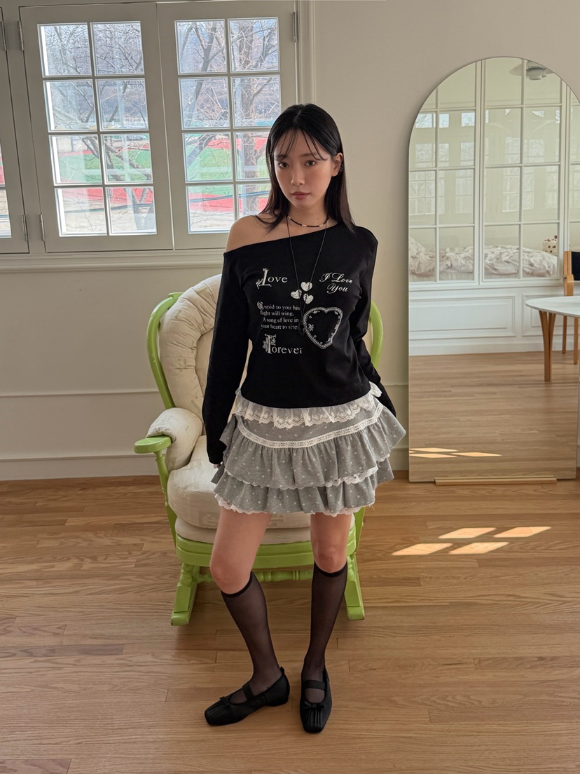 MORE THAN-P韓國直郵女裝新款推薦人氣休閑長袖T恤假兩件MORE THAN長袖T恤