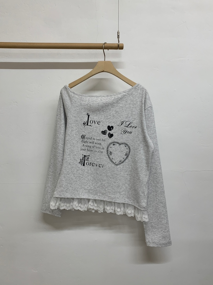 MORE THAN-P韓國直郵女裝新款推薦人氣休閑長袖T恤假兩件MORE THAN長袖T恤圖色1