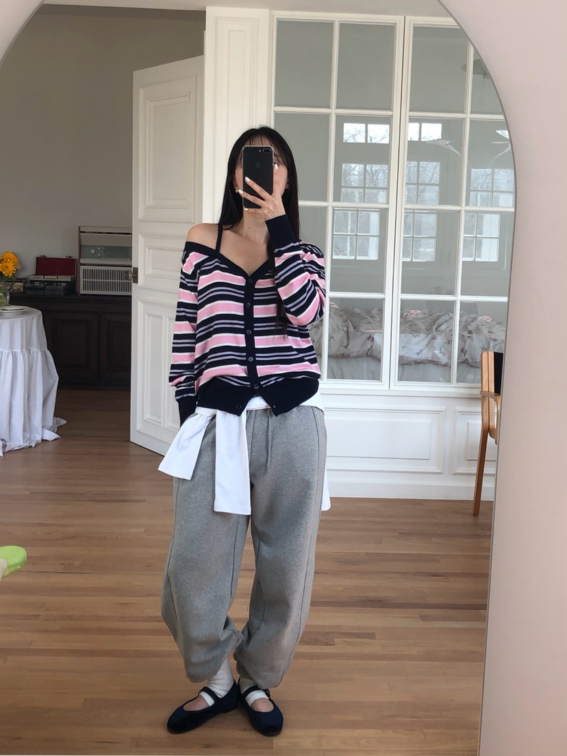 MORE THAN-P韓國東大門直郵女裝新品職業26春夏針織衫開衫MORE THAN針織衫