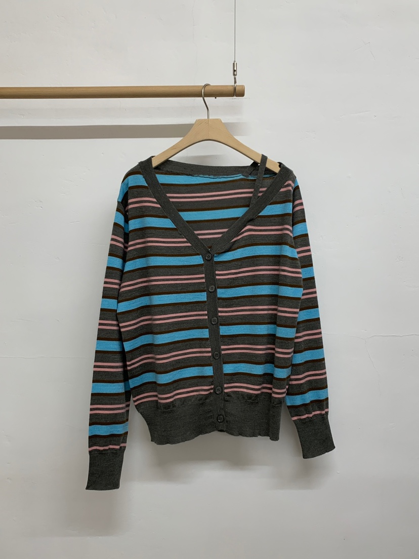 MORE THAN-P韓國東大門直郵女裝新品職業26春夏針織衫開衫MORE THAN針織衫圖色2