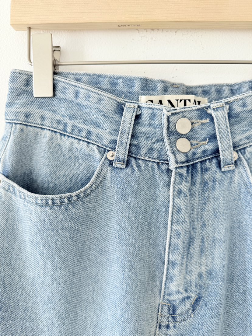 SANTAL韓國東大門直郵女裝新款職業人氣26春夏休閑牛仔褲SANTAL牛仔褲