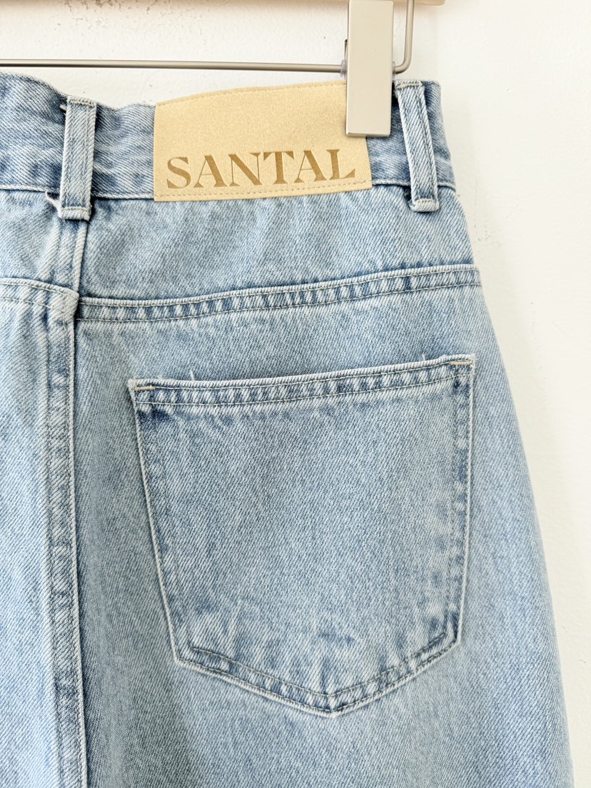 SANTAL韓國東大門直郵女裝新款職業人氣26春夏休閑牛仔褲SANTAL牛仔褲