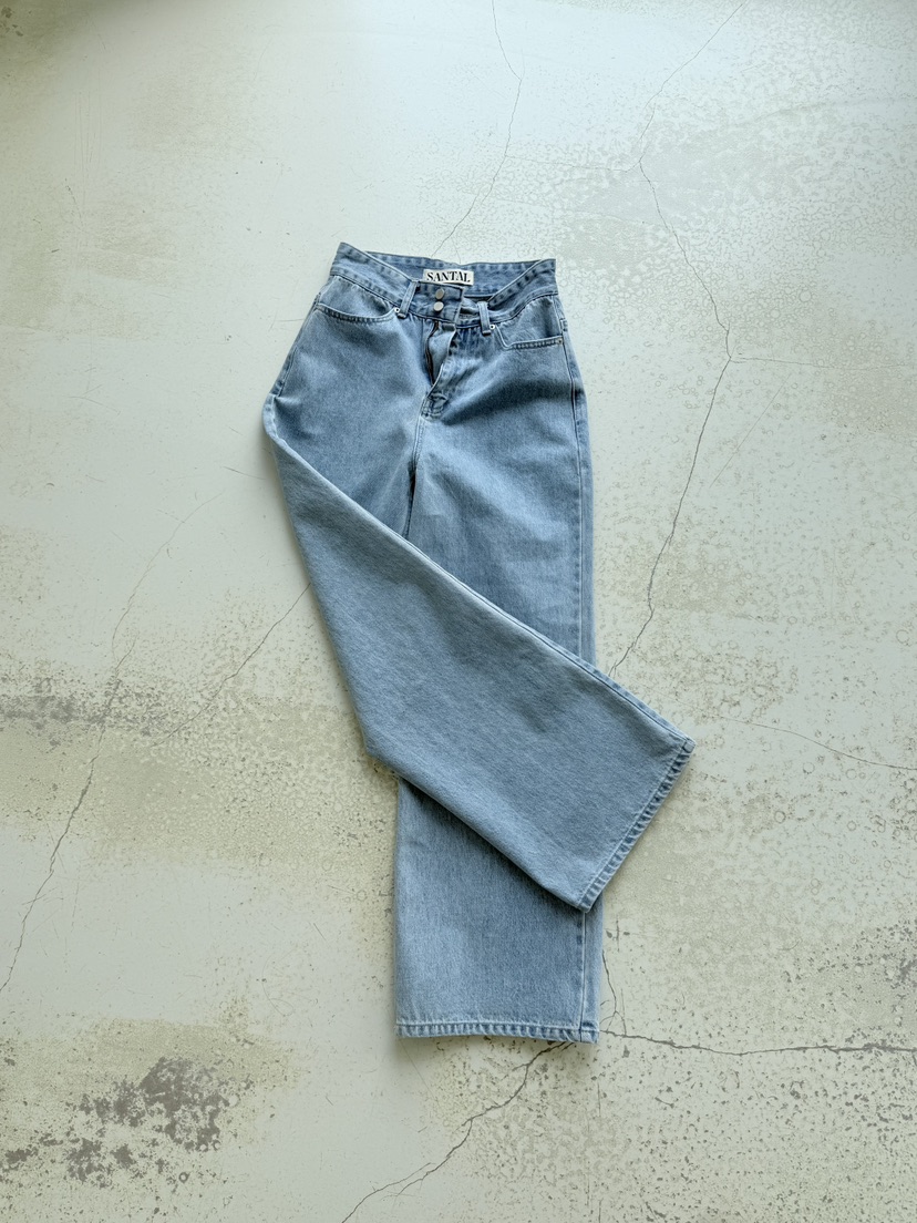 SANTAL韓國東大門直郵女裝新款職業人氣26春夏休閑牛仔褲SANTAL牛仔褲