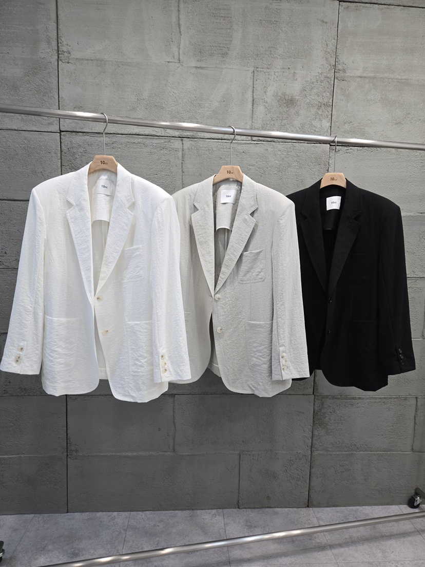 10CC韓國直郵女裝新品26春夏熱賣休閑職業時尚推薦夾克天絲10CC夾克