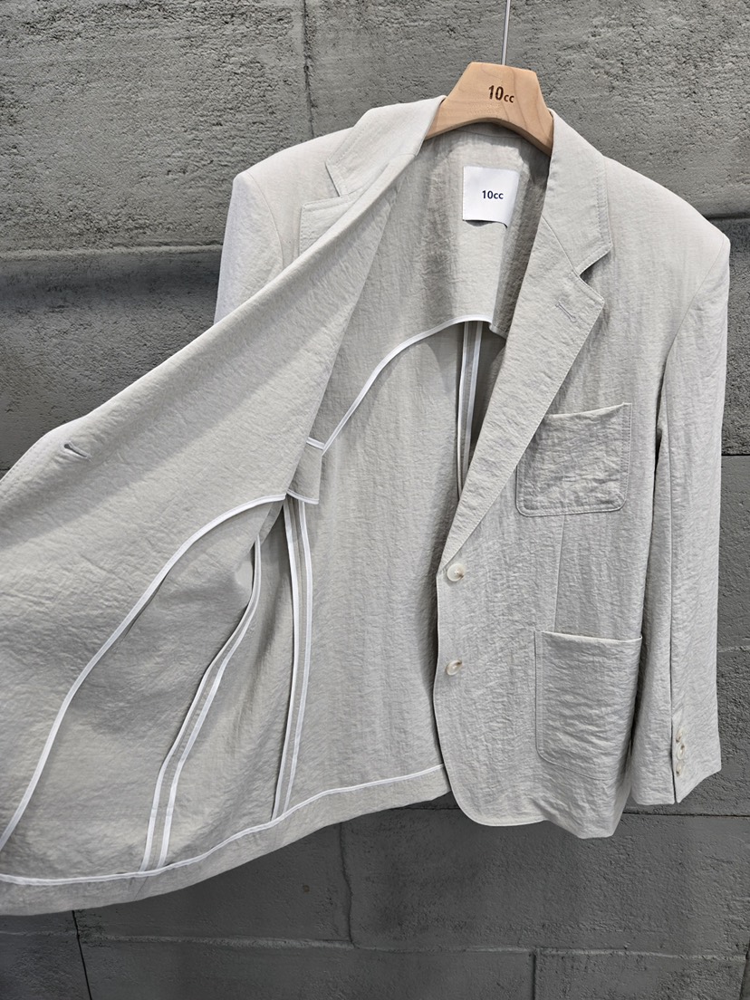 10CC韓國直郵女裝新品26春夏熱賣休閑職業時尚推薦夾克天絲10CC夾克