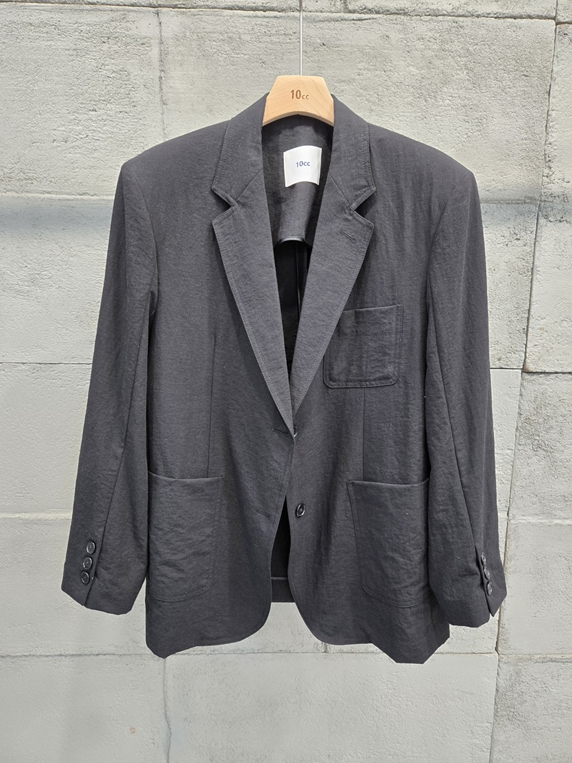 10CC韓國直郵女裝新品26春夏熱賣休閑職業時尚推薦夾克天絲10CC夾克圖色3