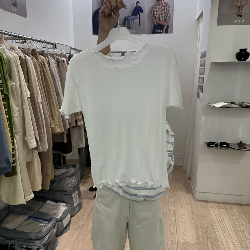 REIRAI韓國直郵實拍女裝新品26春夏人氣熱賣時尚職業休閑T恤ReiraiT恤