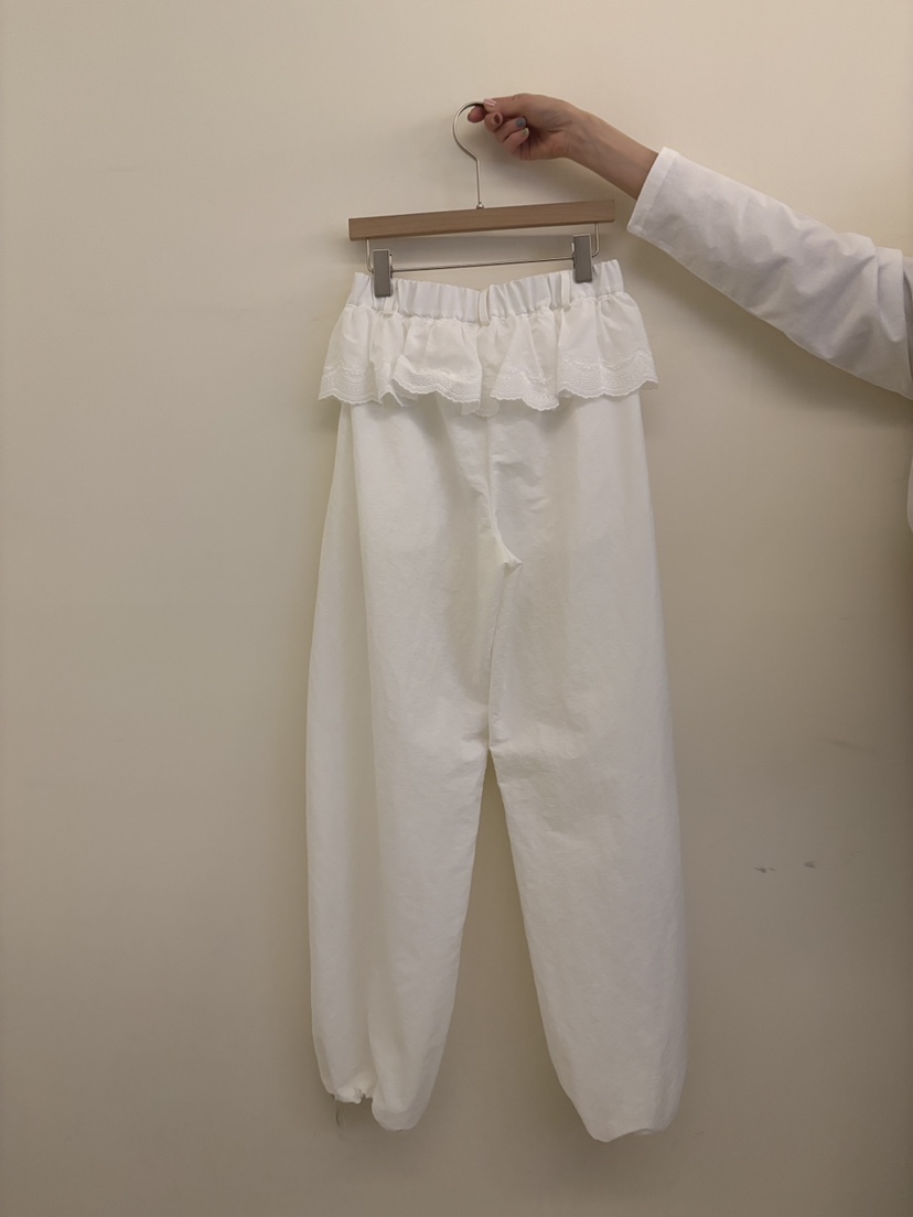 BALANCE韓國東大門直郵女裝新品職業休閑時尚人氣休閑褲蕾絲BALANCE休閑褲