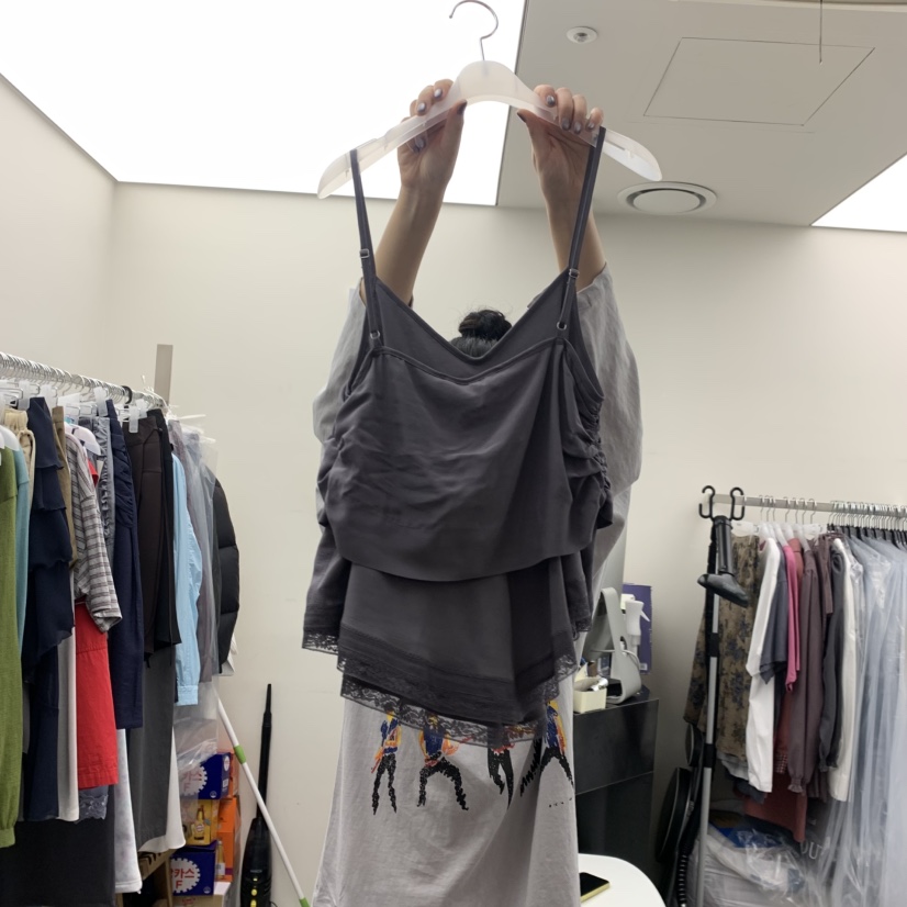 SOLD OUT韓國東大門代購女裝新品26春夏休閑時尚吊帶背心SOLD OUT吊帶/背心