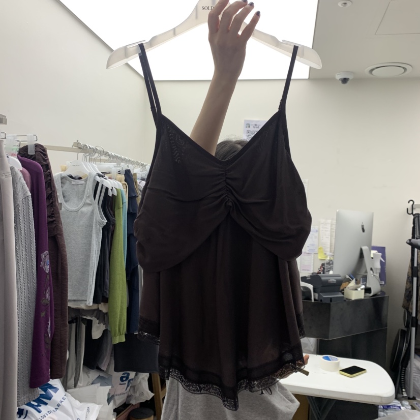 SOLD OUT韓國東大門代購女裝新品26春夏休閑時尚吊帶背心SOLD OUT吊帶/背心圖色3