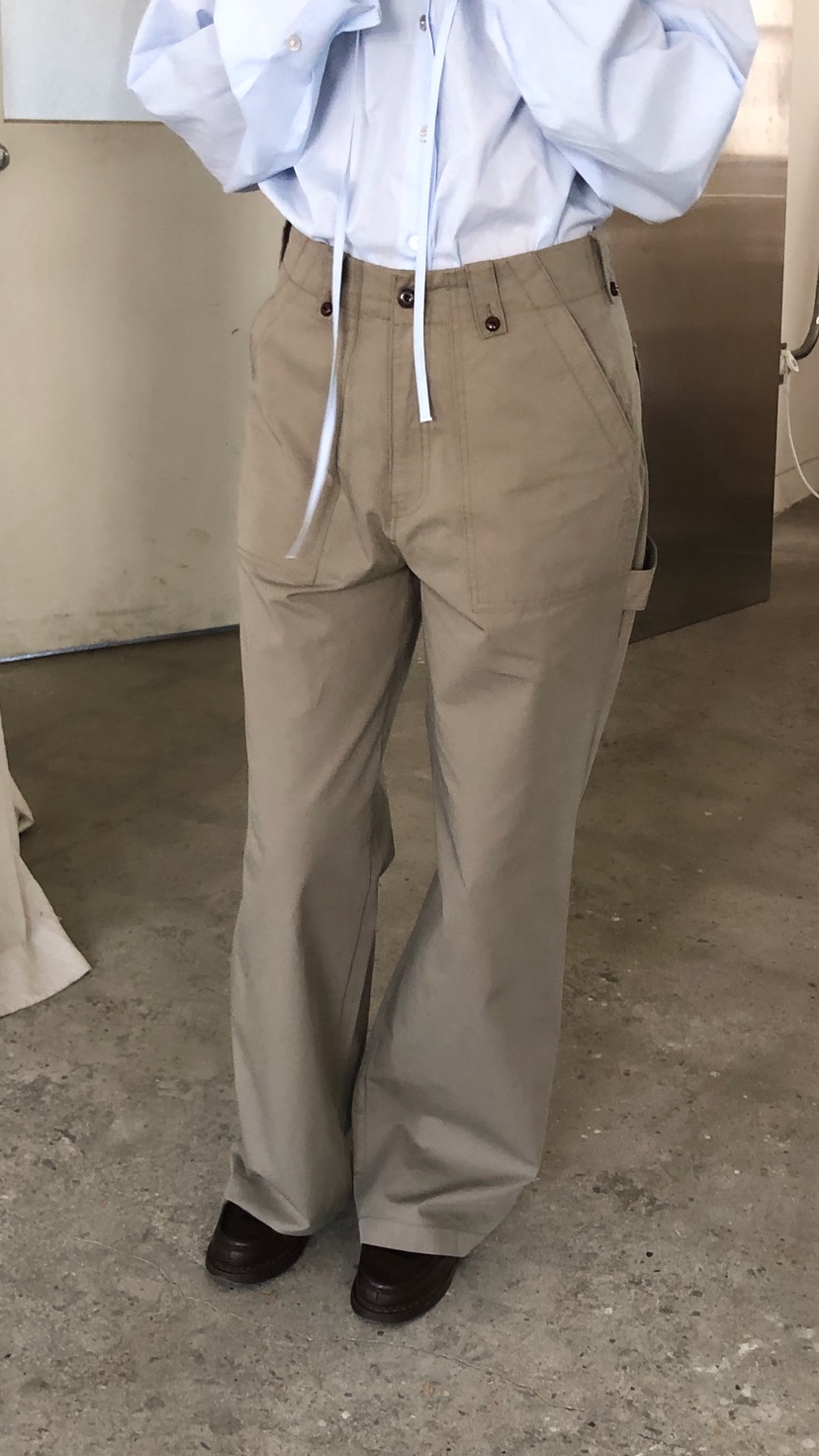 OVER RICH韓國東大門直郵女士新品人氣時尚休閑休閑褲口袋OVER RICH休閑褲