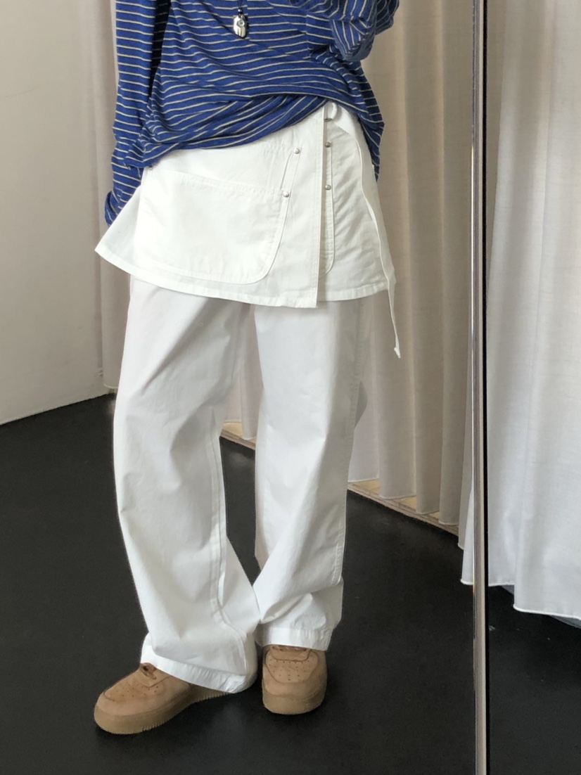 OVER RICH韓國東大門直郵女士新品人氣時尚休閑休閑褲口袋OVER RICH休閑褲