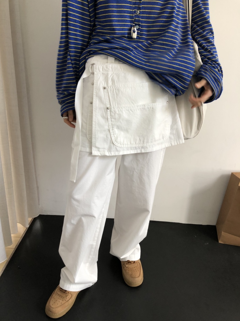 OVER RICH韓國東大門直郵女士新品人氣時尚休閑休閑褲口袋OVER RICH休閑褲