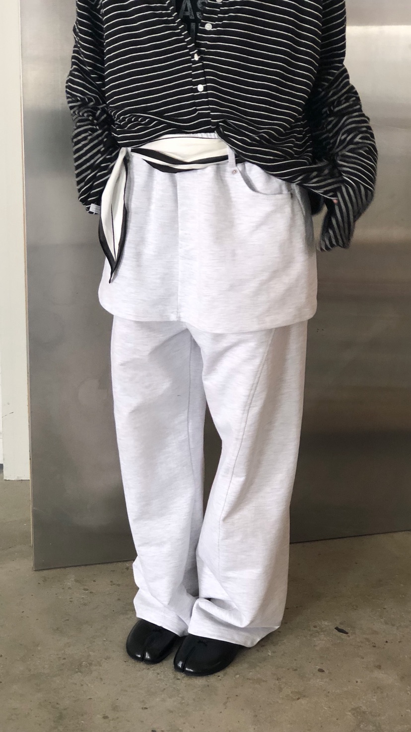 OVER RICH韓國代購女士新款推薦時尚職業人氣裙褲不含腰帶OVER RICH裙褲