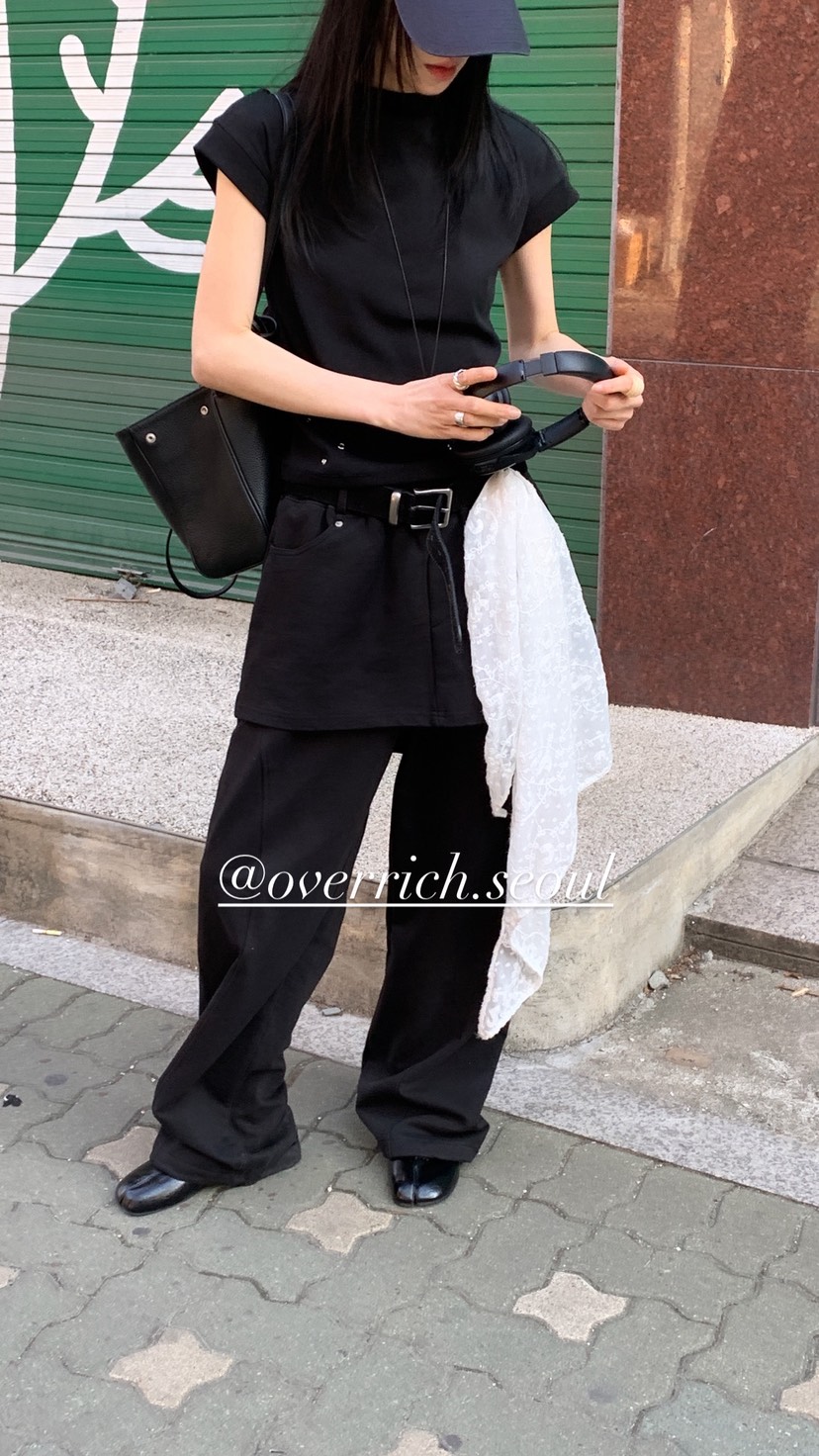 OVER RICH韓國代購女士新款推薦時尚職業人氣裙褲不含腰帶OVER RICH裙褲