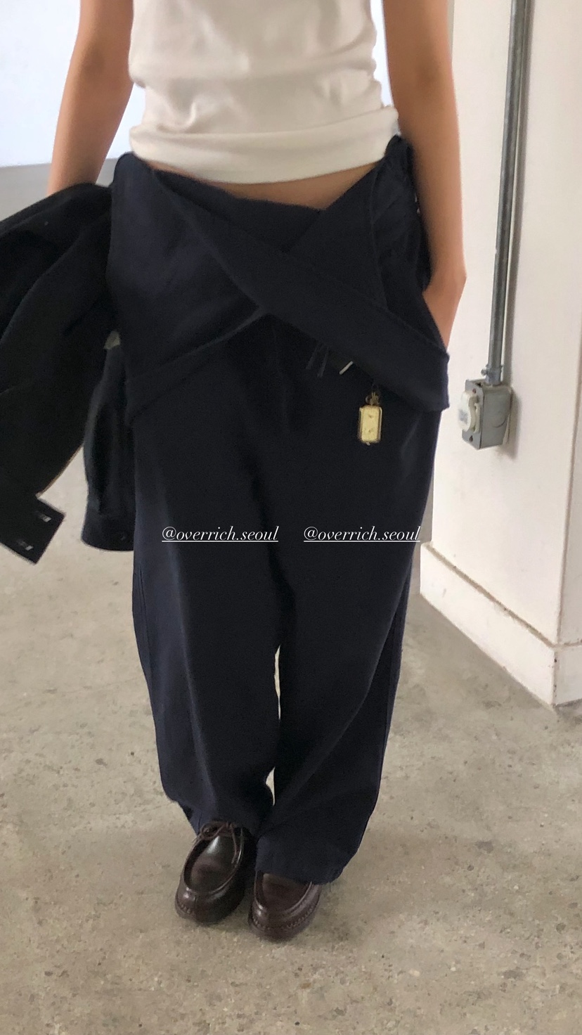 OVER RICH韓國東大門代購女裝新品休閑熱賣背帶褲含腰帶OVER RICH背帶褲