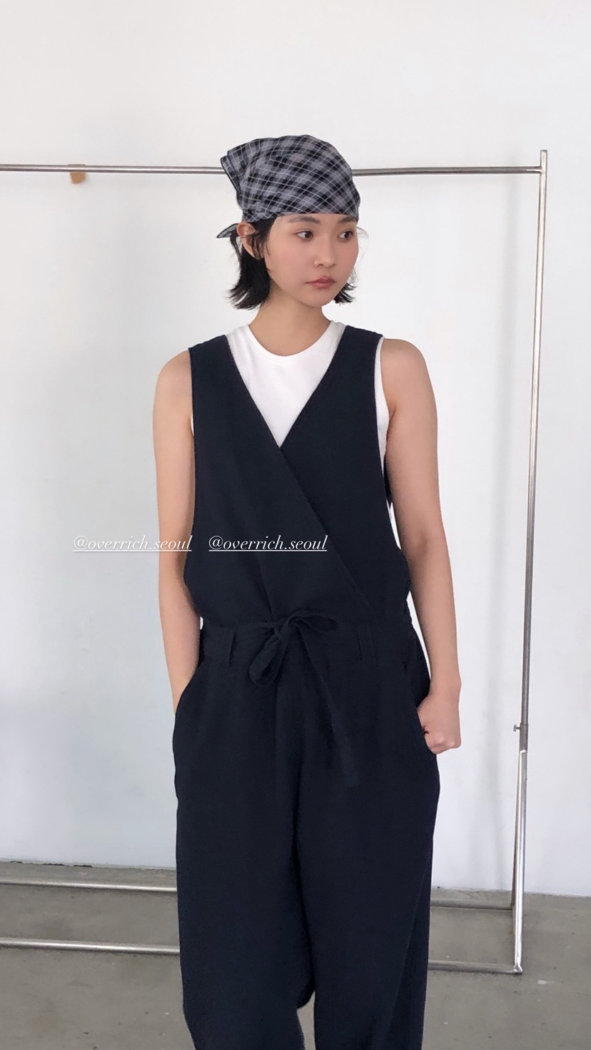 OVER RICH韓國東大門代購女裝新品休閑熱賣背帶褲含腰帶OVER RICH背帶褲