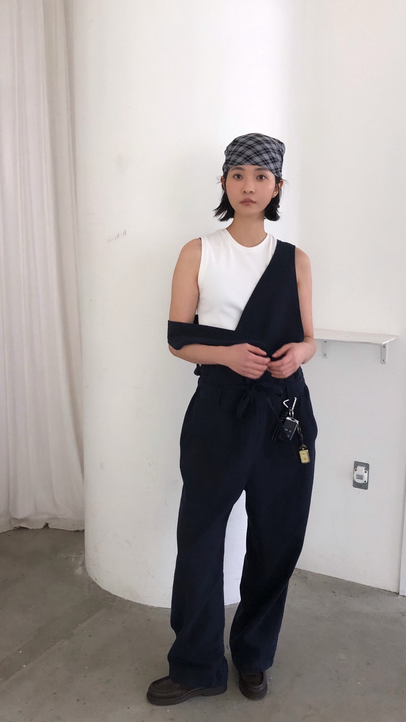 OVER RICH韓國東大門代購女裝新品休閑熱賣背帶褲含腰帶OVER RICH背帶褲