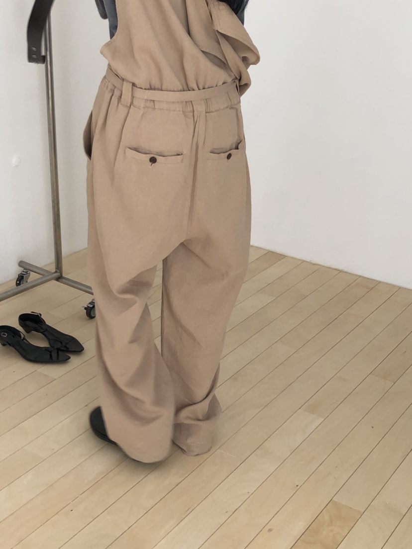 OVER RICH韓國東大門代購女裝新品休閑熱賣背帶褲含腰帶OVER RICH背帶褲