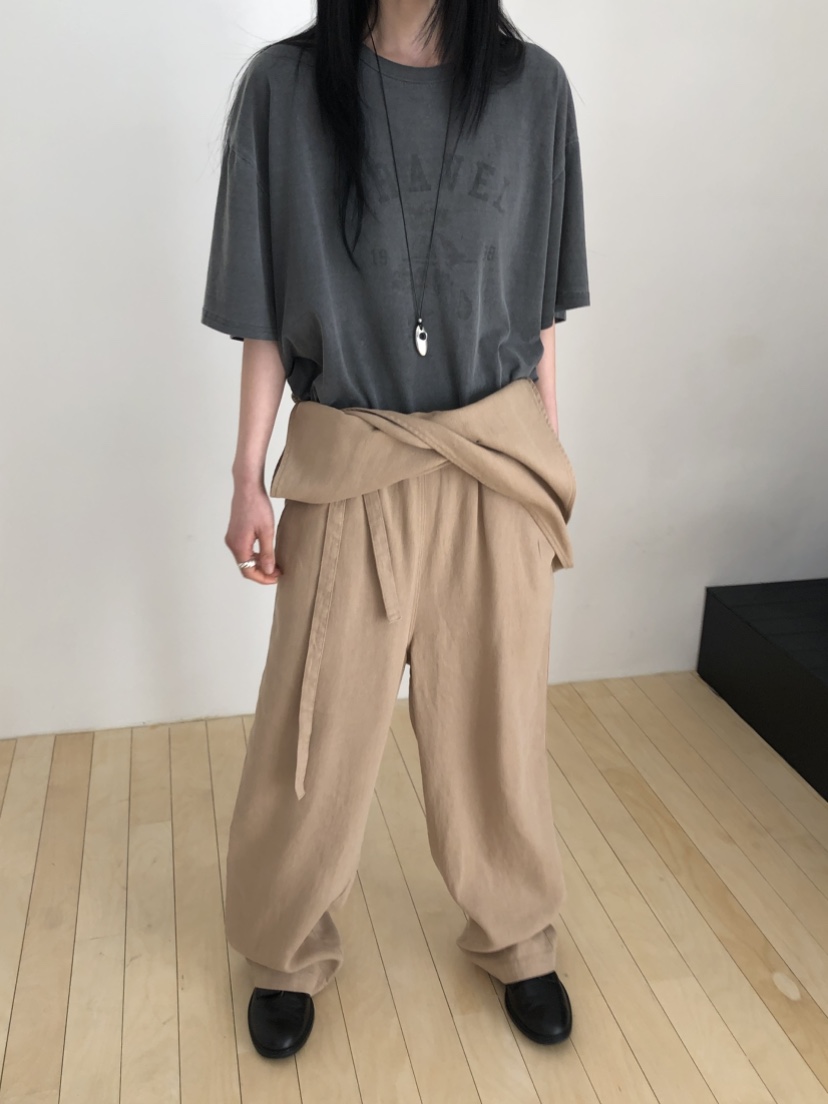 OVER RICH韓國東大門代購女裝新品休閑熱賣背帶褲含腰帶OVER RICH背帶褲