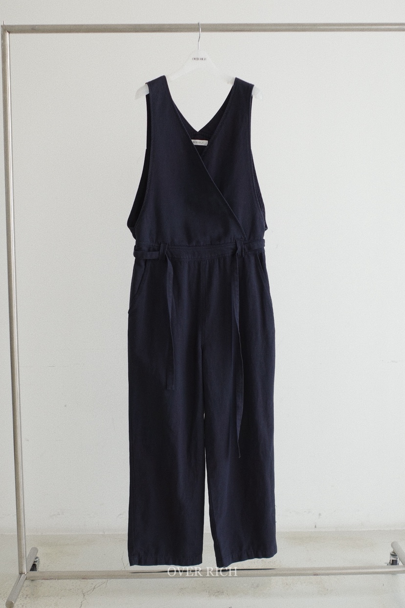 OVER RICH韓國東大門代購女裝新品休閑熱賣背帶褲含腰帶OVER RICH背帶褲圖色3