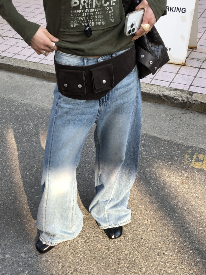 OVER RICH韓國直郵實拍女裝新品人氣26春夏時尚推薦牛仔褲OVER RICH牛仔褲