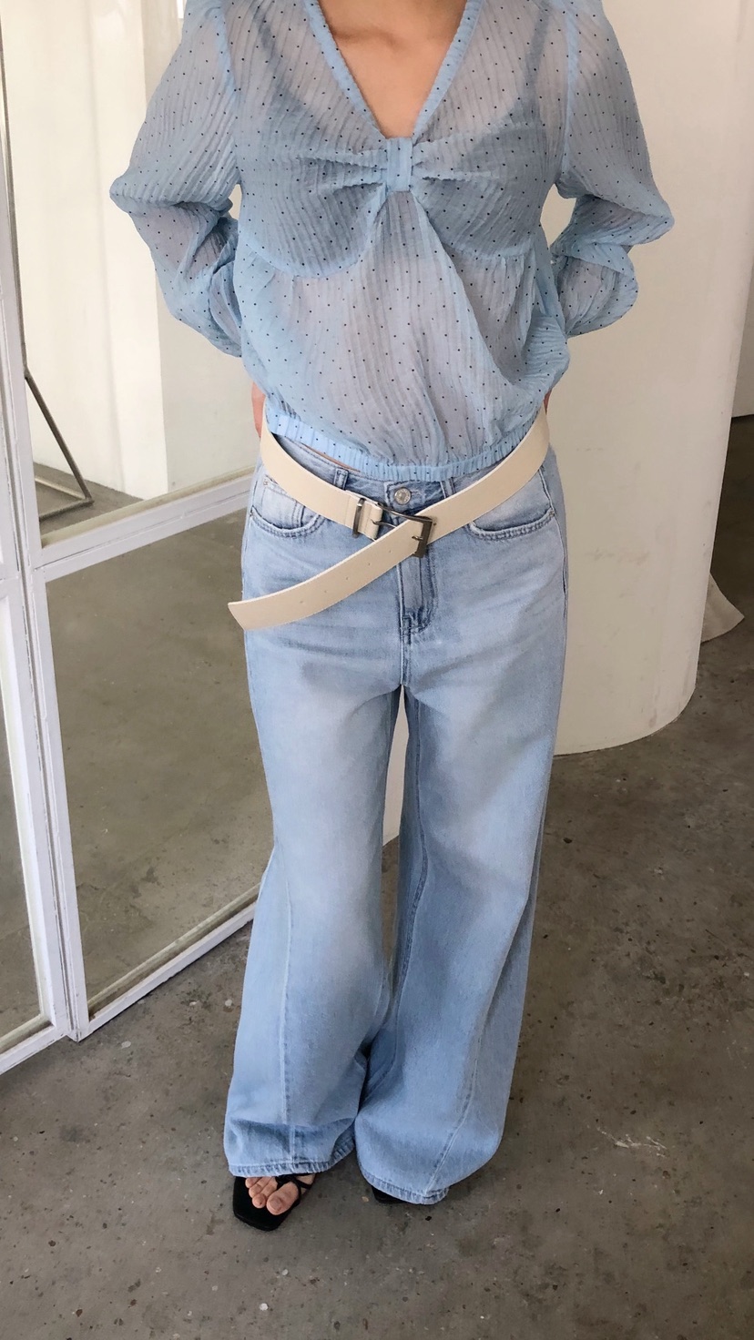 OVER RICH韓國直郵實拍女裝新品人氣26春夏時尚推薦牛仔褲OVER RICH牛仔褲