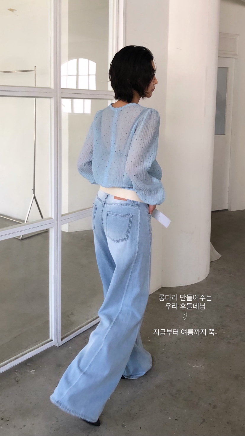 OVER RICH韓國直郵實拍女裝新品人氣26春夏時尚推薦牛仔褲OVER RICH牛仔褲