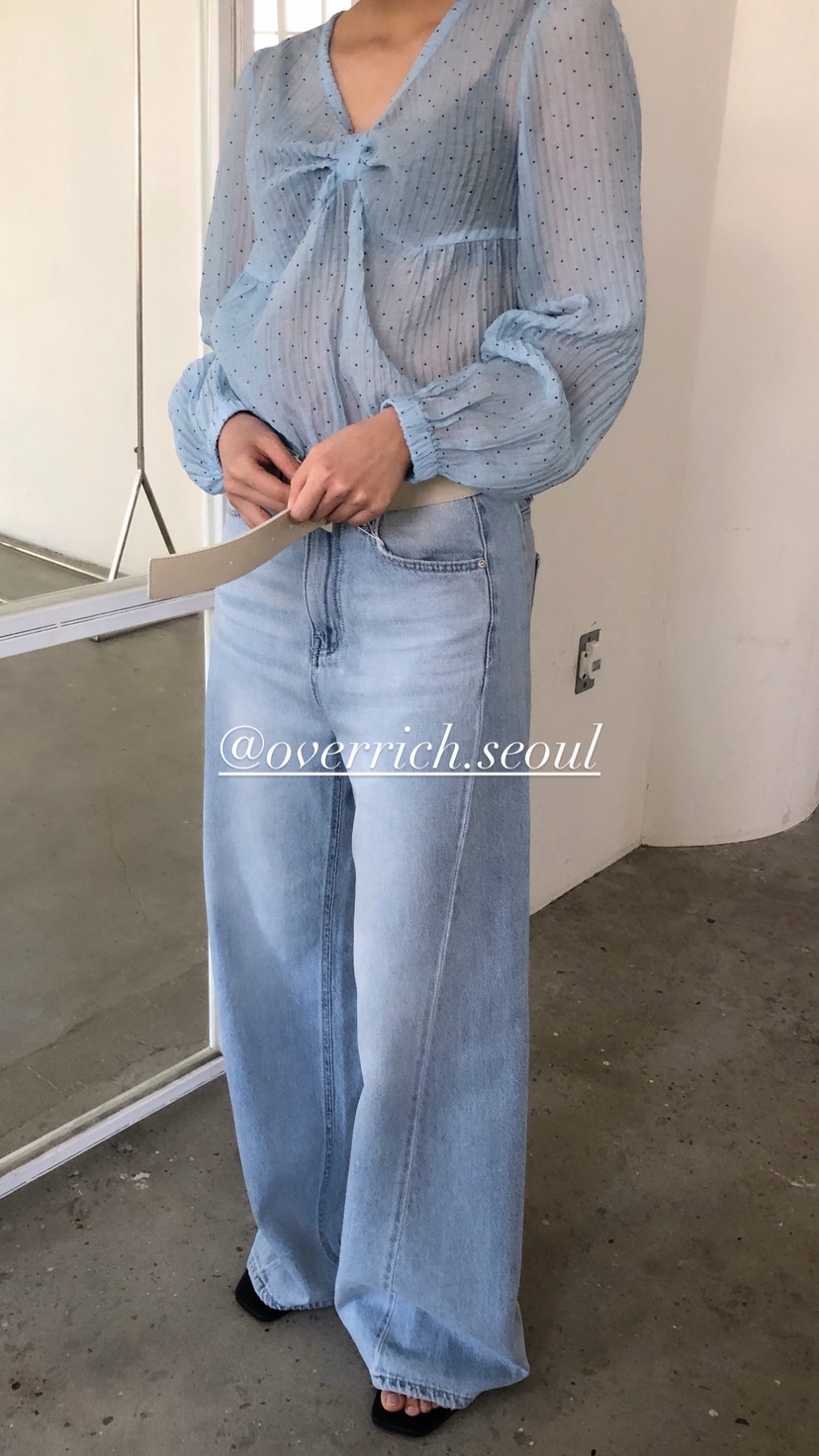 OVER RICH韓國直郵實拍女裝新品人氣26春夏時尚推薦牛仔褲OVER RICH牛仔褲