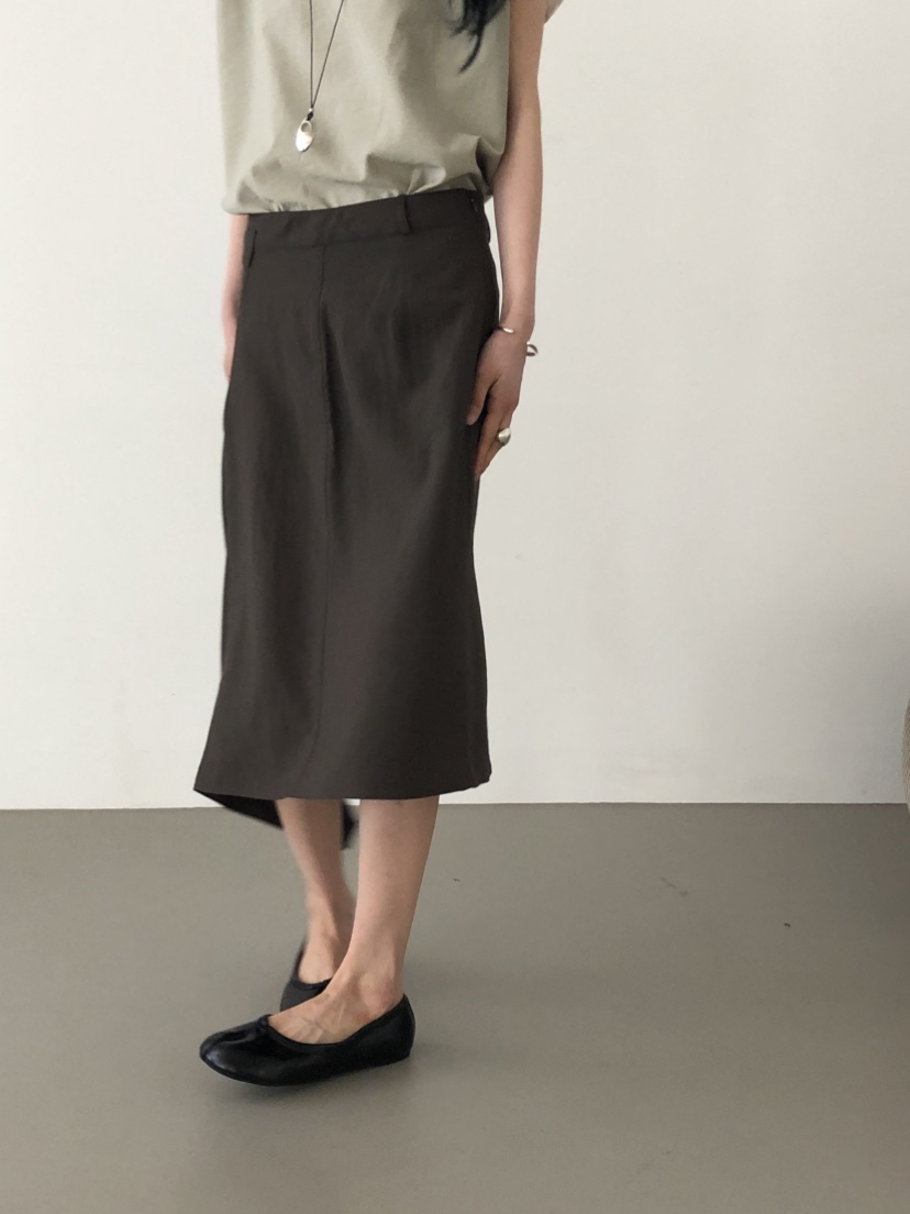 OVER RICH韓國東大門直郵女士新品時尚半身裙中短裙不對稱OVER RICH半身裙/中短裙