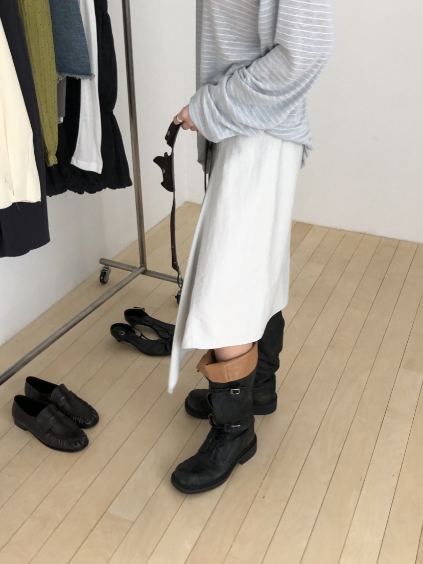 OVER RICH韓國東大門直郵女士新品時尚半身裙中短裙不對稱OVER RICH半身裙/中短裙