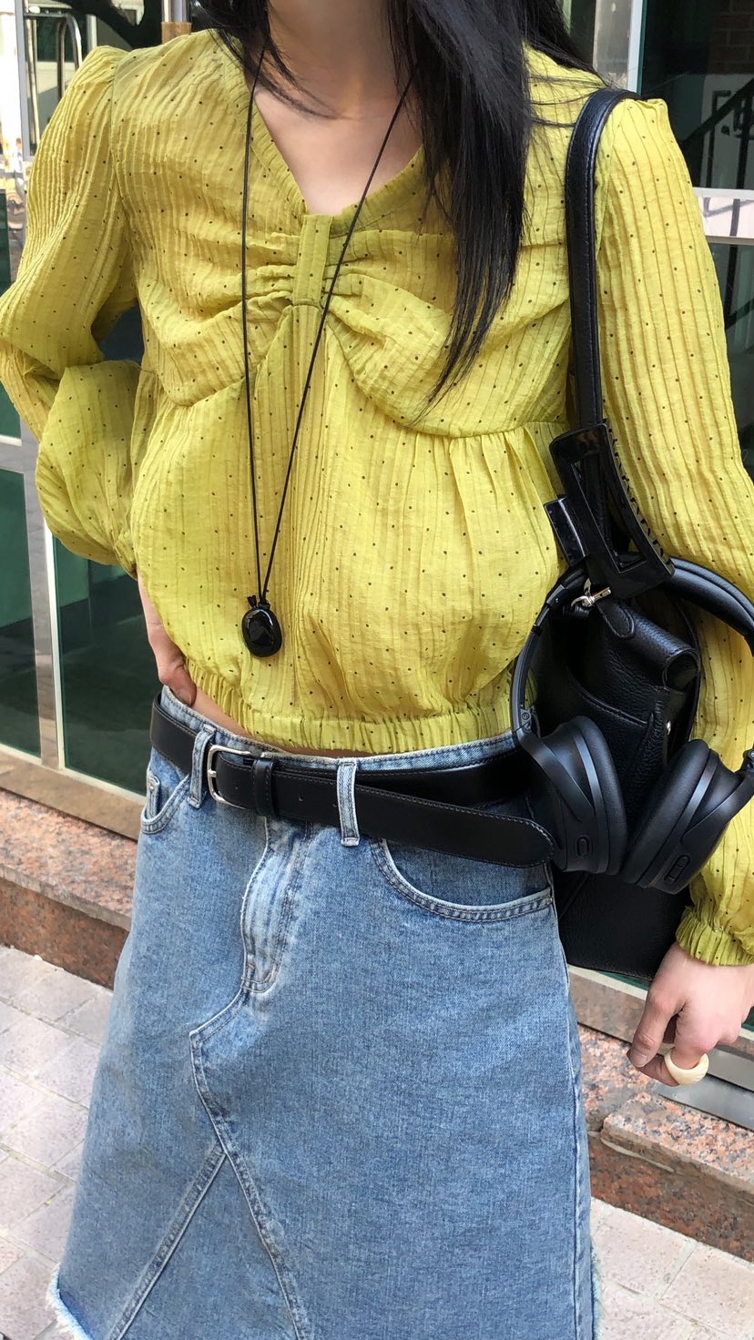 OVER RICH韓國代購女裝新品休閑熱賣人氣推薦襯衫蕾絲衫OVER RICH襯衫/蕾絲衫