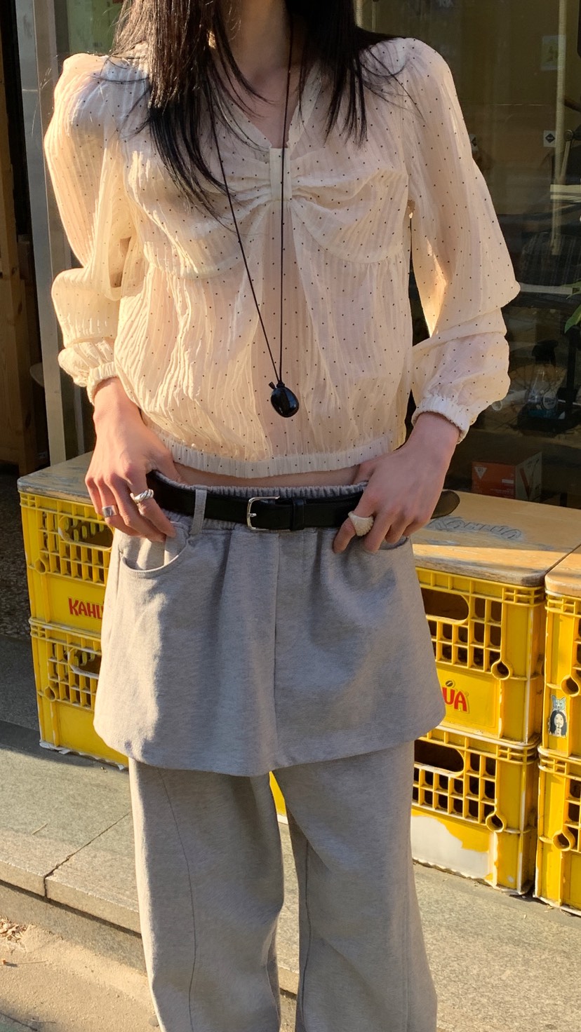 OVER RICH韓國代購女裝新品休閑熱賣人氣推薦襯衫蕾絲衫OVER RICH襯衫/蕾絲衫