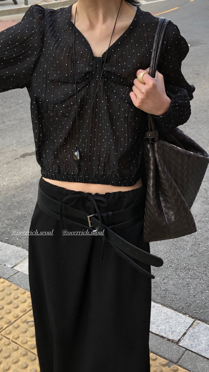 OVER RICH韓國代購女裝新品休閑熱賣人氣推薦襯衫蕾絲衫OVER RICH襯衫/蕾絲衫