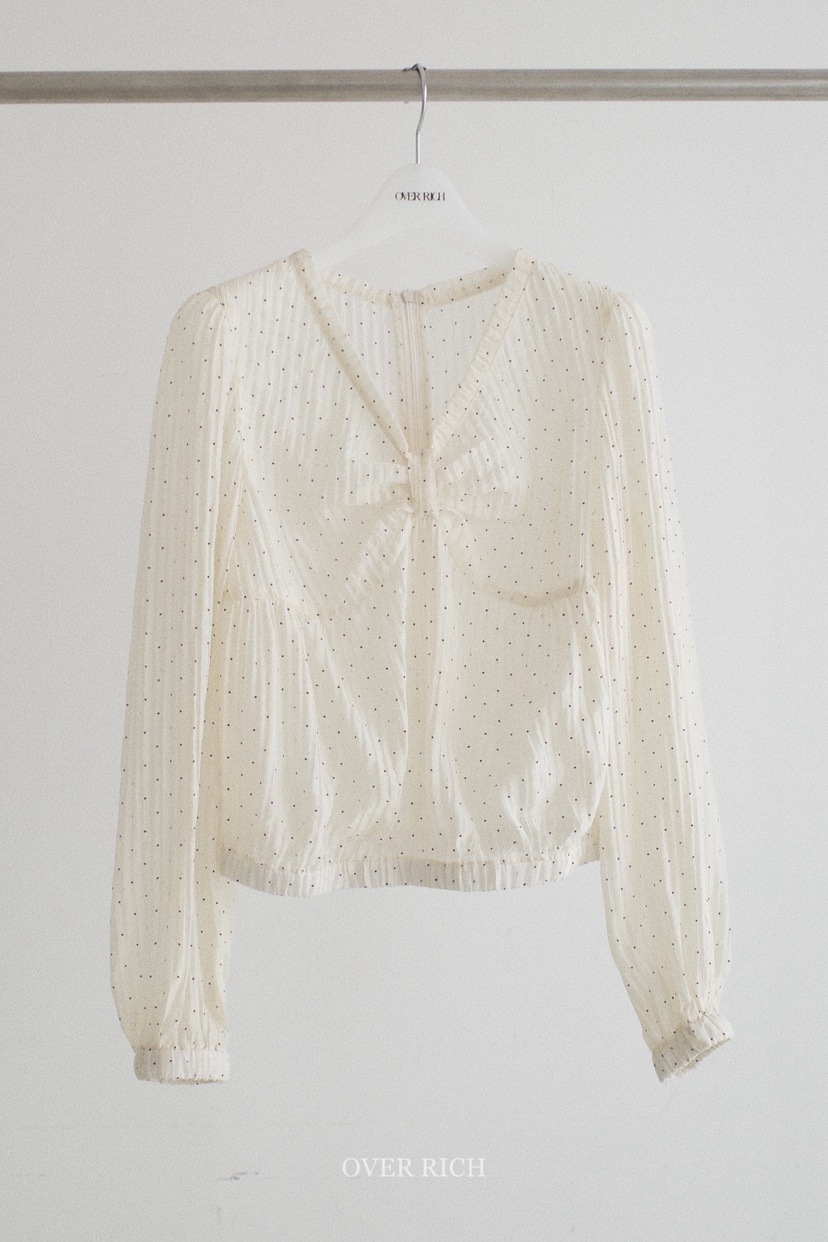 OVER RICH韓國代購女裝新品休閑熱賣人氣推薦襯衫蕾絲衫OVER RICH襯衫/蕾絲衫圖色2