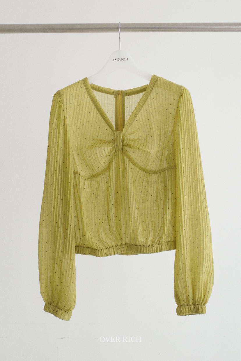 OVER RICH韓國代購女裝新品休閑熱賣人氣推薦襯衫蕾絲衫OVER RICH襯衫/蕾絲衫圖色3