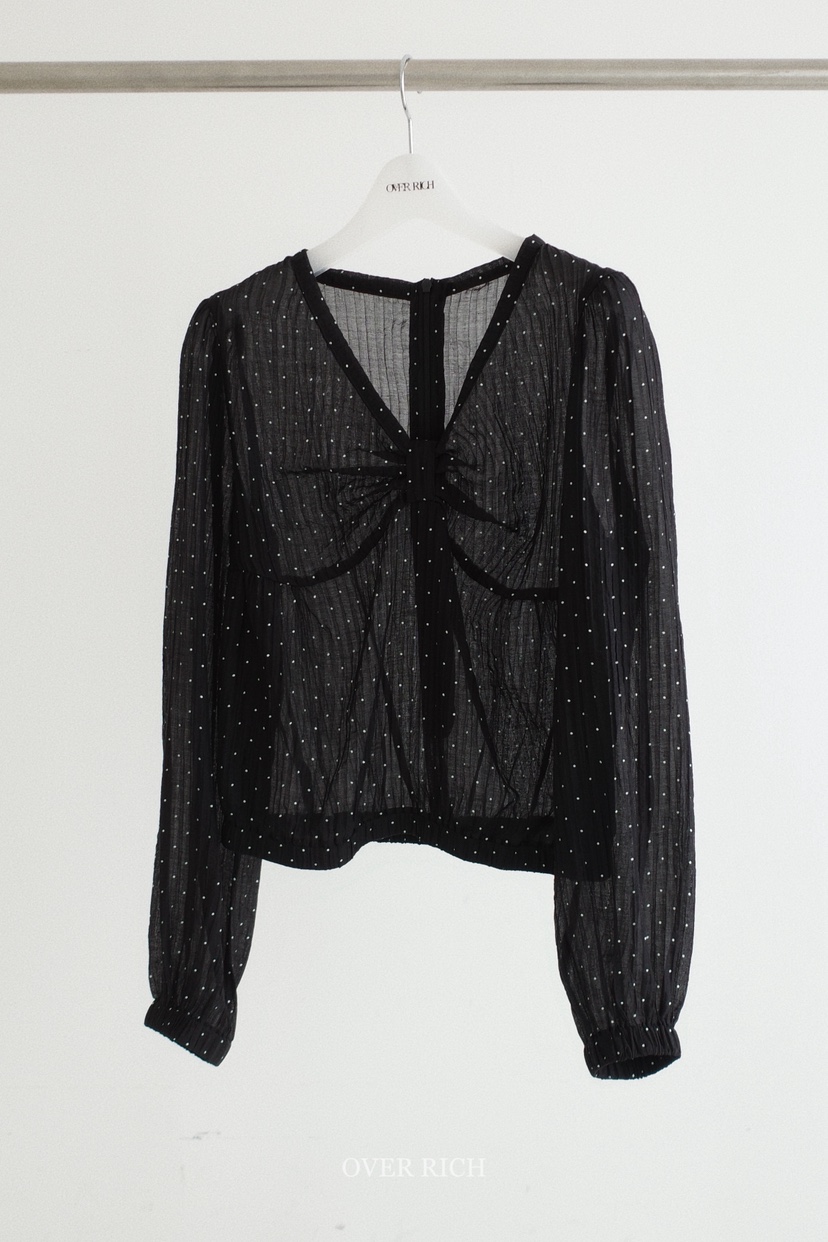 OVER RICH韓國代購女裝新品休閑熱賣人氣推薦襯衫蕾絲衫OVER RICH襯衫/蕾絲衫圖色4