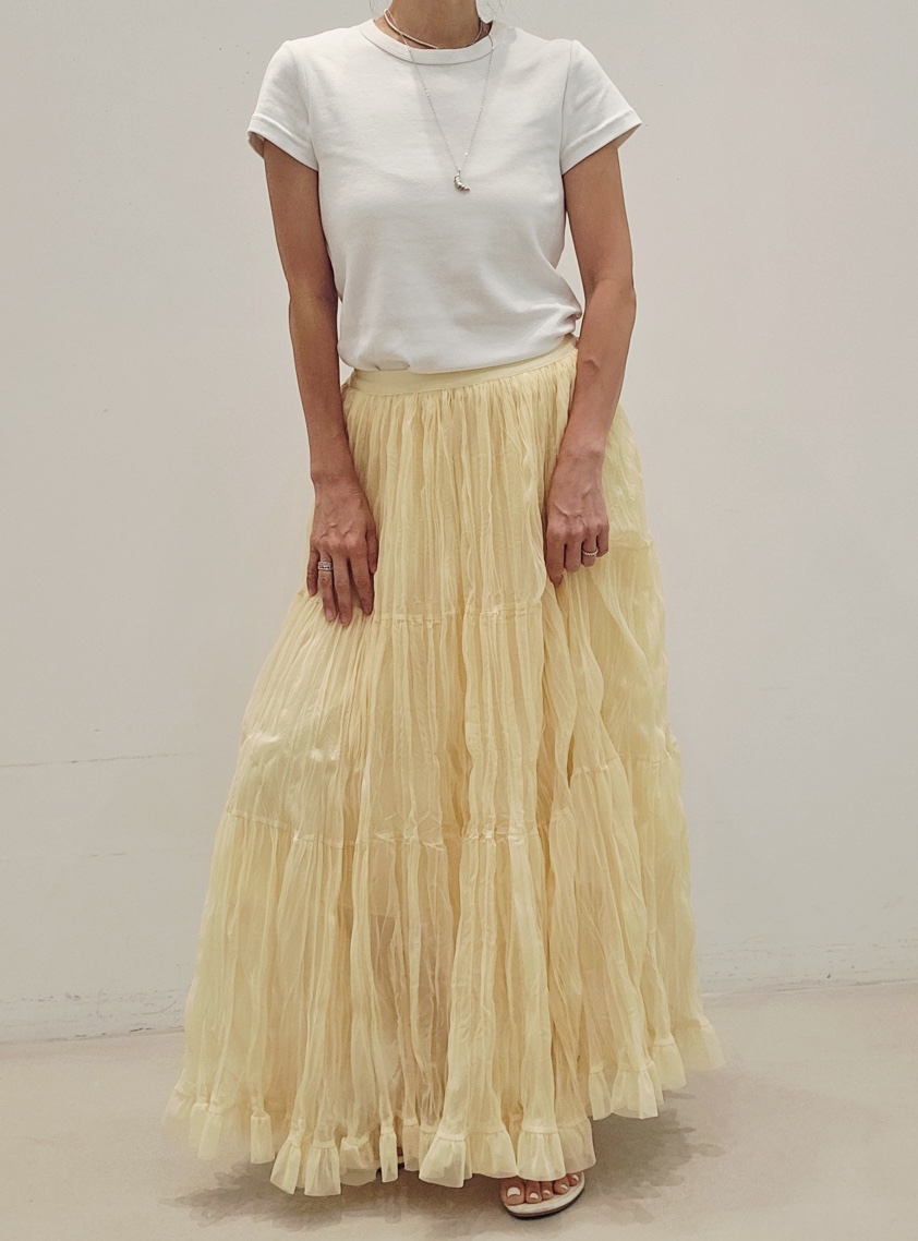 NEOUL韓國東大門代購女裝新品26春夏推薦熱賣時尚休閑長裙NEOUL/ahin雙領標簽長裙