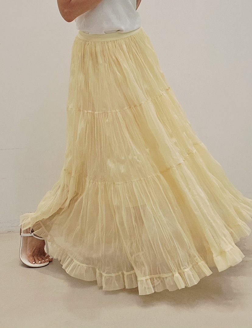 NEOUL韓國東大門代購女裝新品26春夏推薦熱賣時尚休閑長裙NEOUL/ahin雙領標簽長裙