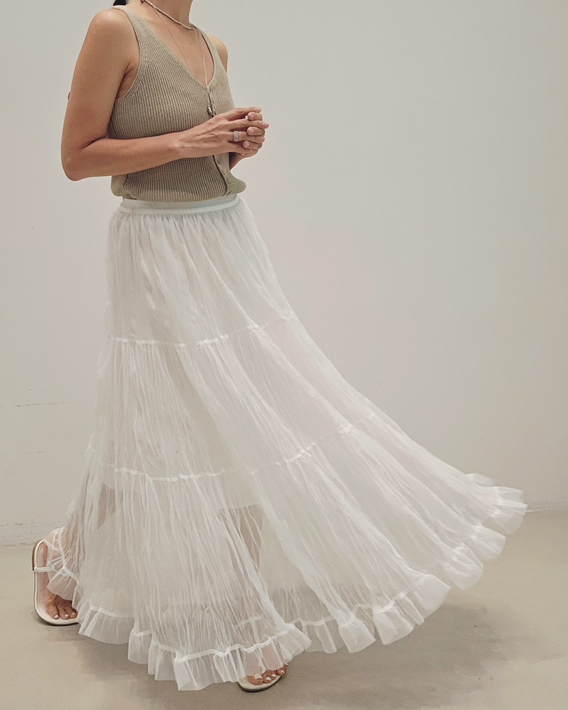 NEOUL韓國東大門代購女裝新品26春夏推薦熱賣時尚休閑長裙NEOUL/ahin雙領標簽長裙