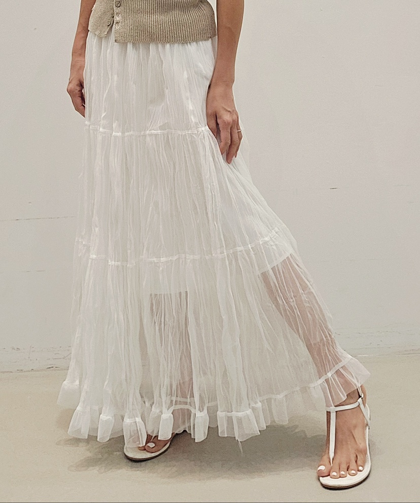 NEOUL韓國東大門代購女裝新品26春夏推薦熱賣時尚休閑長裙NEOUL/ahin雙領標簽長裙