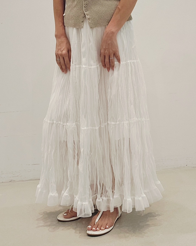 NEOUL韓國東大門代購女裝新品26春夏推薦熱賣時尚休閑長裙NEOUL/ahin雙領標簽長裙圖色2