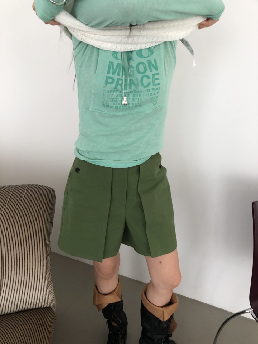 OVER RICH韓國直郵實拍女士新款熱賣職業時尚26春夏短褲OVER RICH短褲