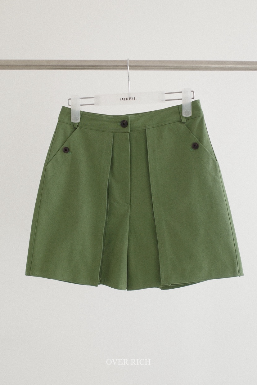 OVER RICH韓國直郵實拍女士新款熱賣職業時尚26春夏短褲OVER RICH短褲圖色1