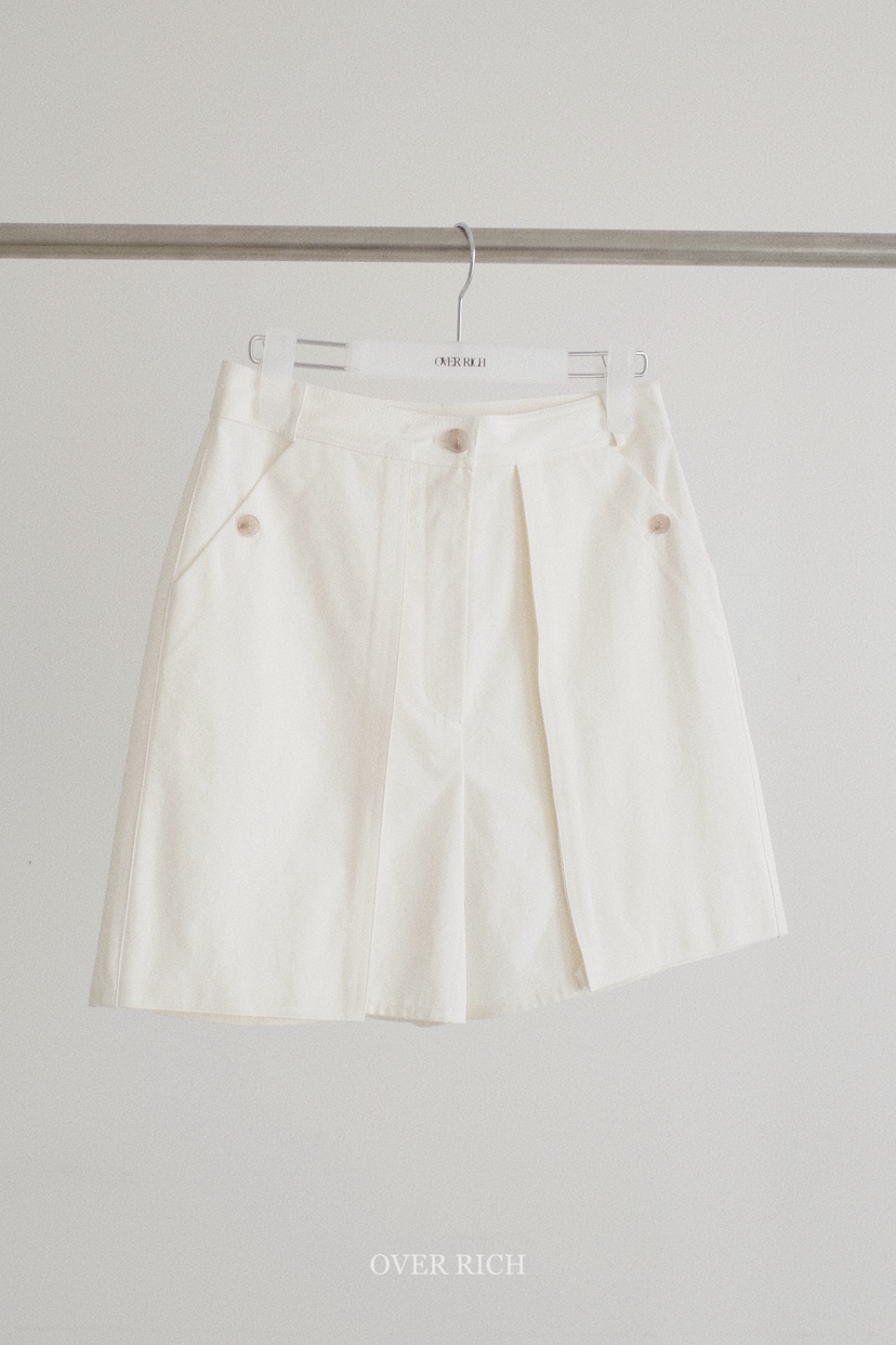 OVER RICH韓國直郵實拍女士新款熱賣職業時尚26春夏短褲OVER RICH短褲圖色2
